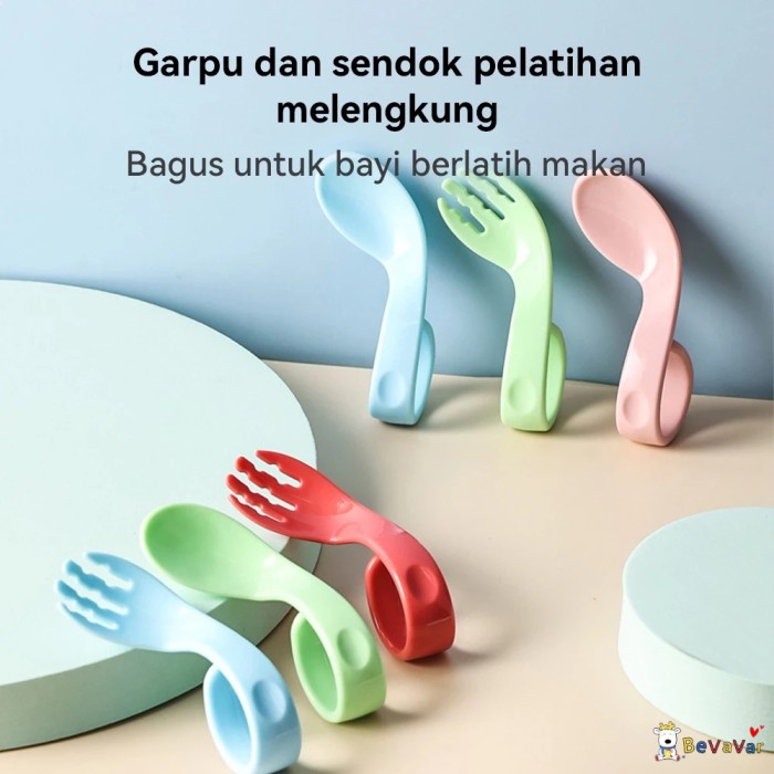  Bevavar Set Training Spoon And Fork