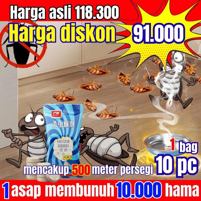 Basmix Asap Insektisida 10pc Pembasmi Serangga 5