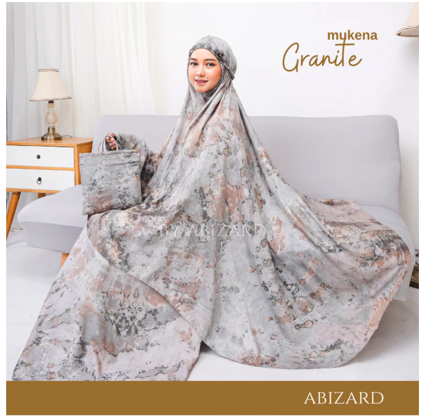 Abizard Mukena Bali Dewasa Rayon Premium Motif Tye Dye