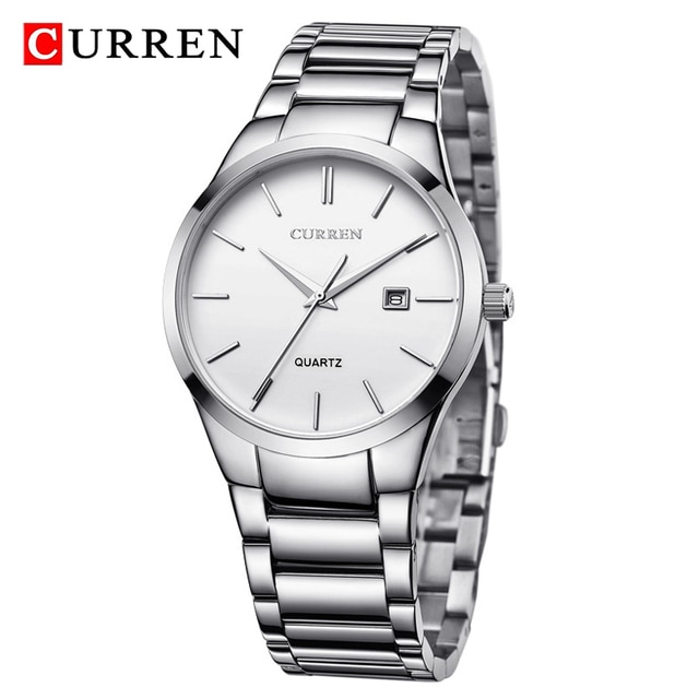 Curren Jam Tangan Pria Analog Stainless Steel CURRENOS 8106 