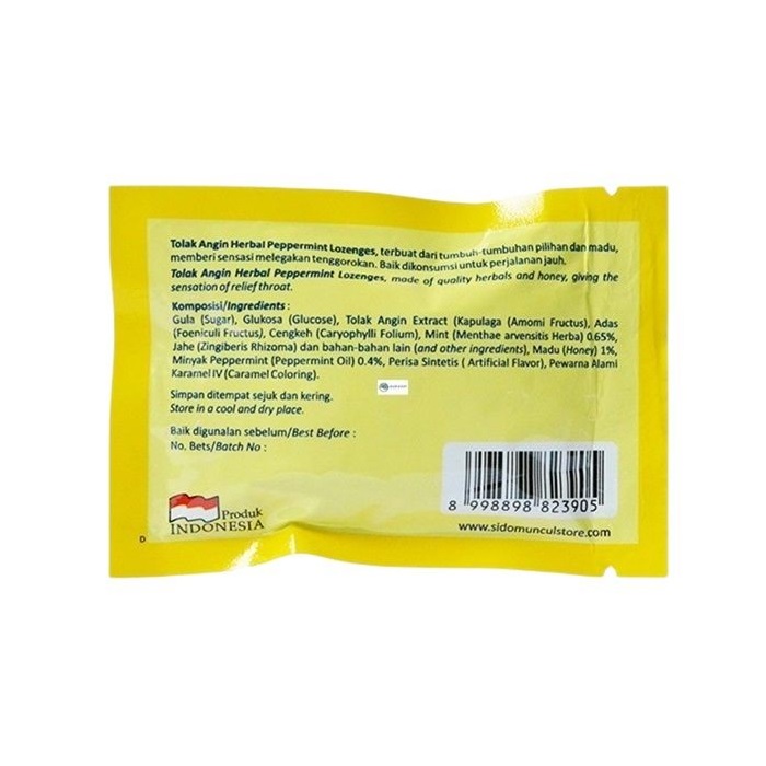 Tolak Angin Herbal Lozenges  2
