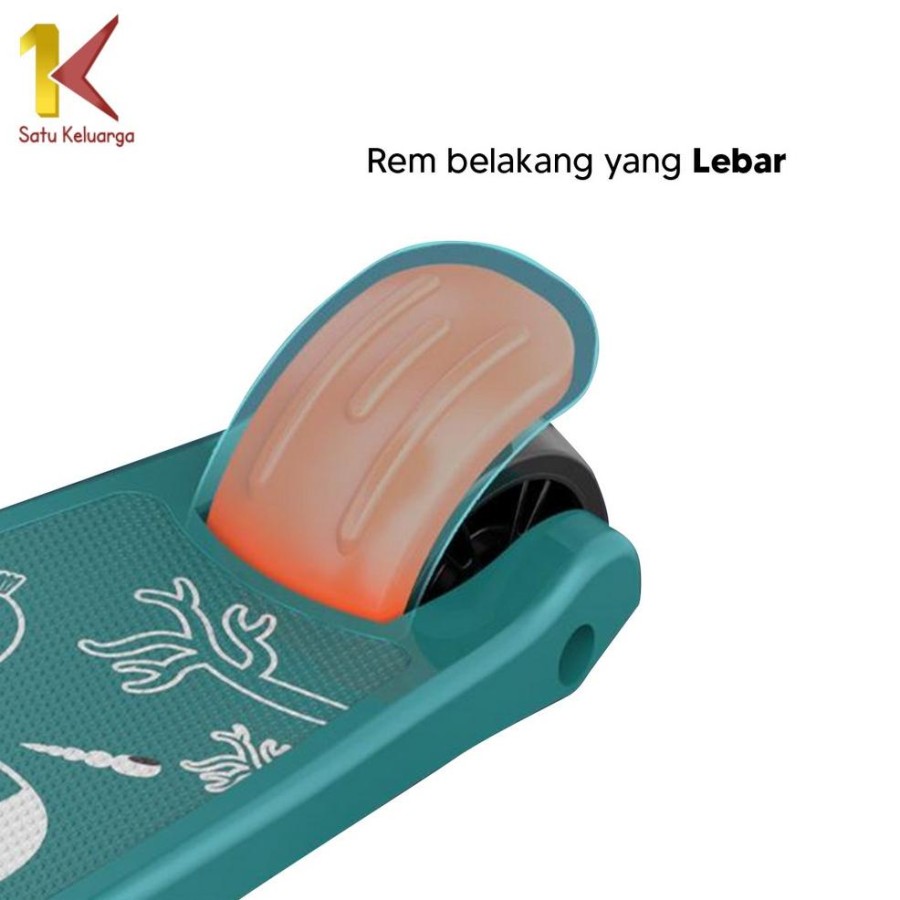 LIMINDI SUKSES BERSAMA Satu Keluarga Mainan Skuter Otoped 3 Roda 2 in 1  M290