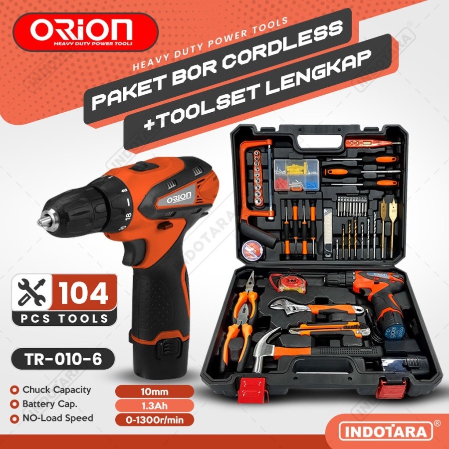 Indotara Persada Orion Heavy Duty Tools Set TR-010-6