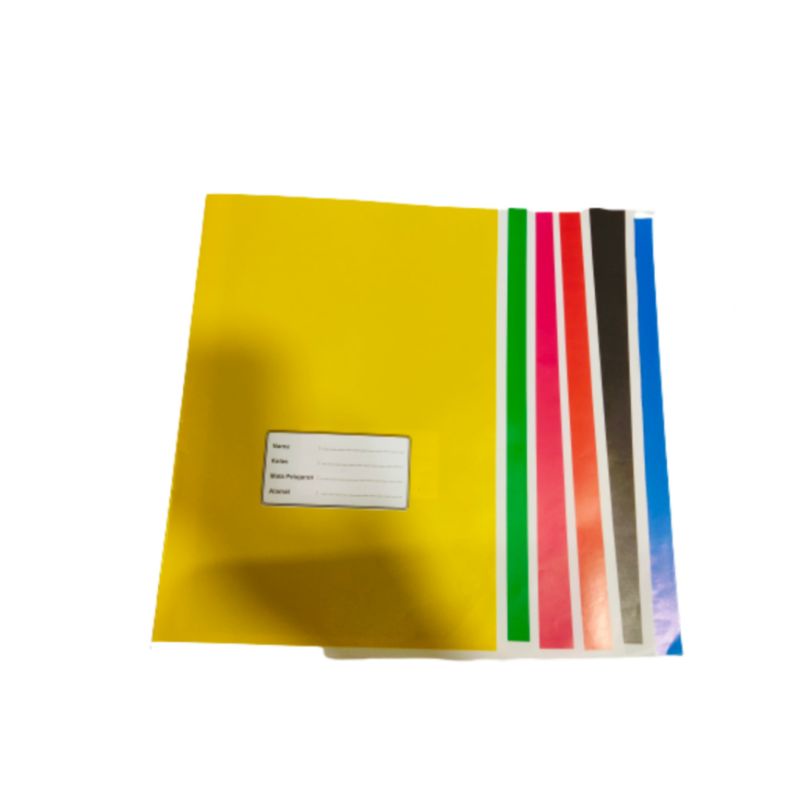 Sampul Buku Warna-warni A5