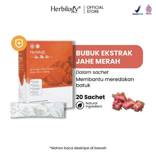 Herbilogy On the Go Red Ginger (Jahe Merah) Extract Powder