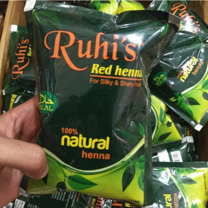 Ganga Prasad Puneet Kumar Ruhi's Red Henna for Silky & Shiny Hair