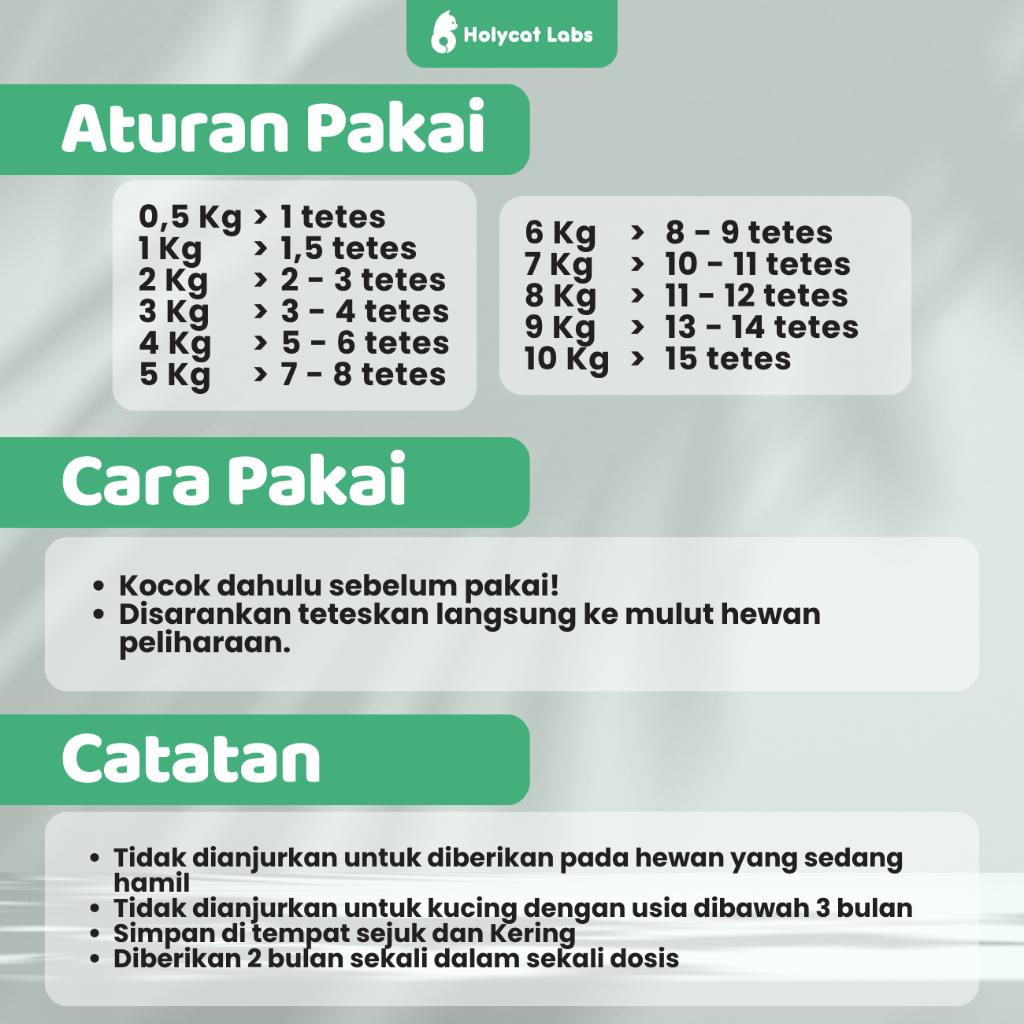 Royal Care Cat Obat Cacing untuk Kucing 4