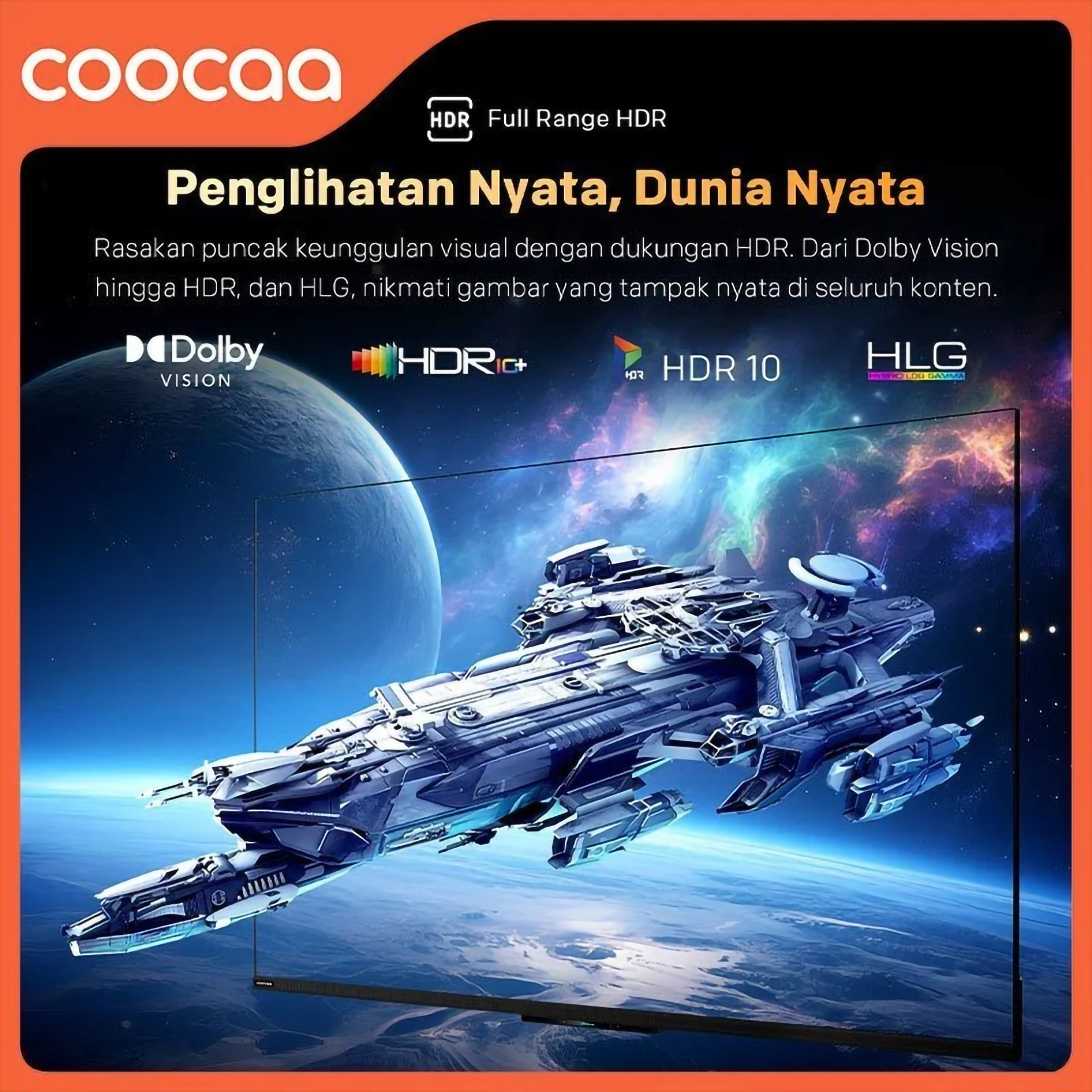 Skyworth Indonesia COOCAA Q-Mini LED TV 75 Inch X66H