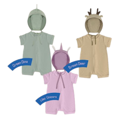 Baby Playsuit Zipper