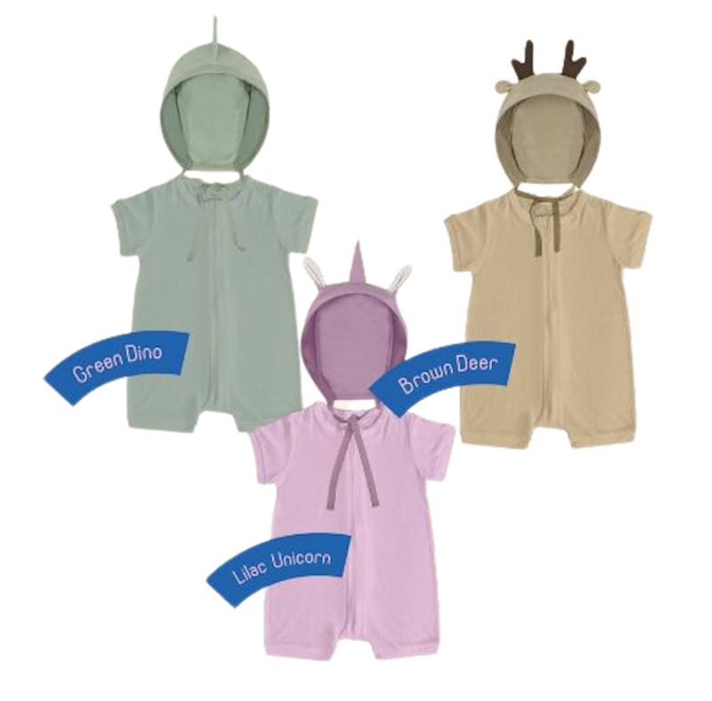 Baby Playsuit Zipper 1