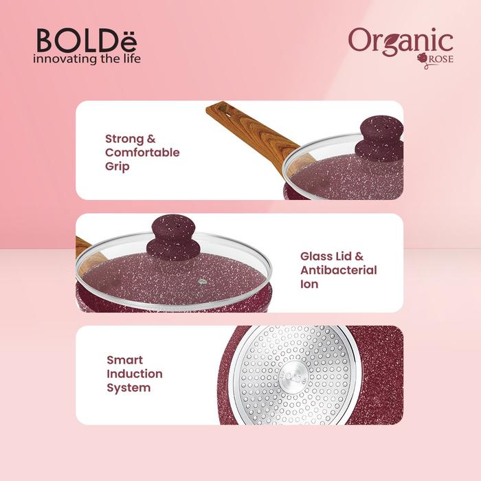BOLDe Organic Rose Sauce Pan 4