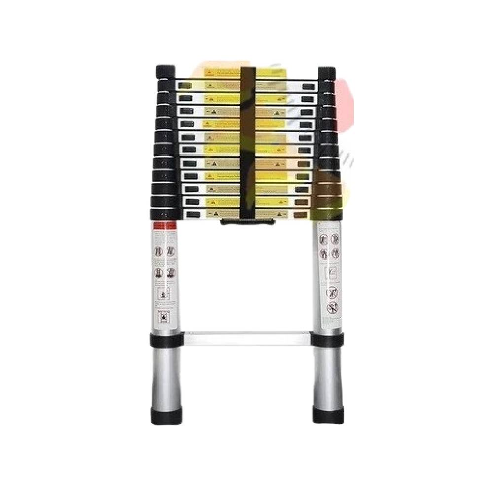 Denko Aluminium Ladder Single Telescopic 4.4M 1