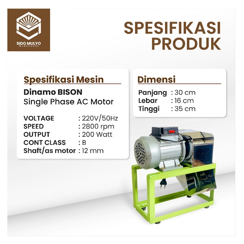 Tiger Parutan Listrik Corong Jumbo 5