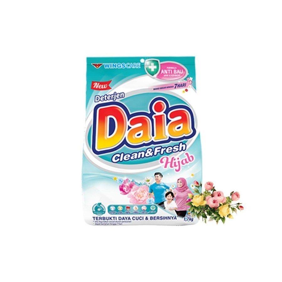 Daia ｜ Detergen Bubuk Clean & Fresh Hijab