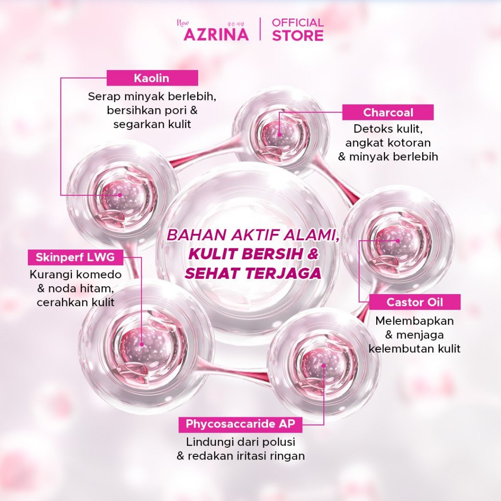 Mulia Kairos Industri Azrina Charcoal Mud Mask