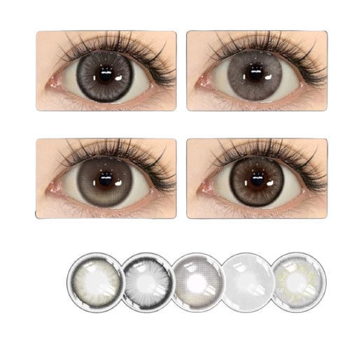 Mysticeyes Softlens Grey Series