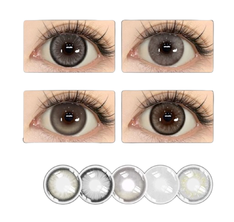 Mysticeyes Softlens Grey Series 1