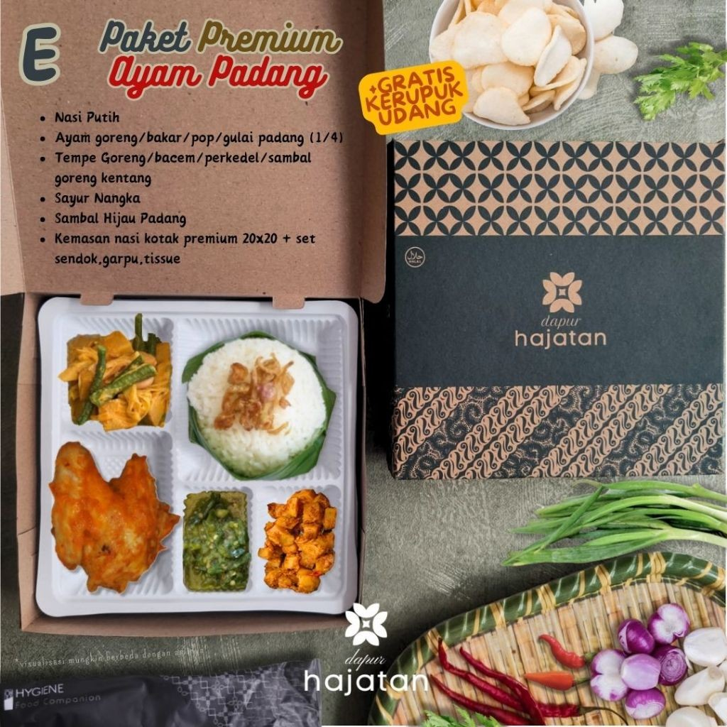  Dapur Hajatan Paket E (Paket Premium Ayam Padang)