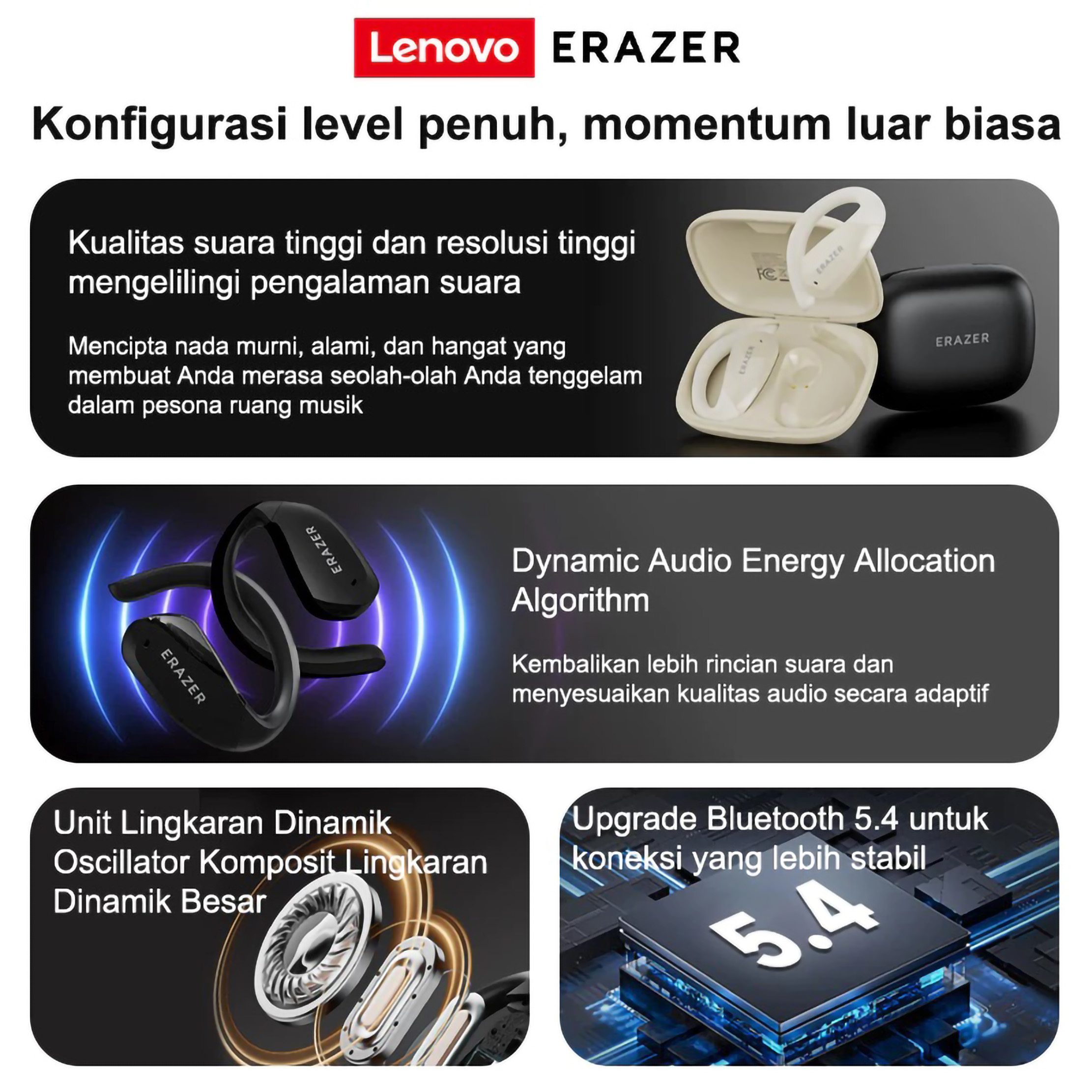  ERAZER Open-Ear Earphone  XF30