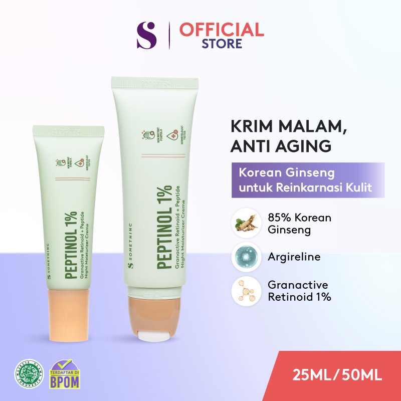 Royal Pesona Indonesia SOMETHINC PEPTINOL Granactive Retinoid + Peptide Night Moisturizer Creme