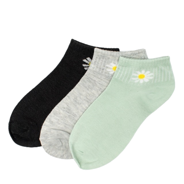 Kaos Kaki Motif Bunga Daisy