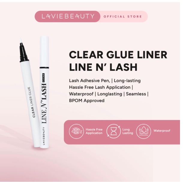  Lavie Beauty Clear Glue Liner Line N' Lash
