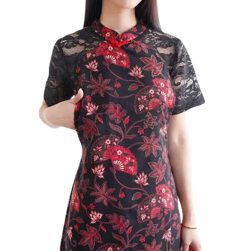 Maternel Nursing Wear Qipao Dress 3