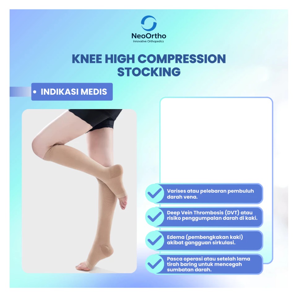  NeoOrtho Knee High Compression Stocking