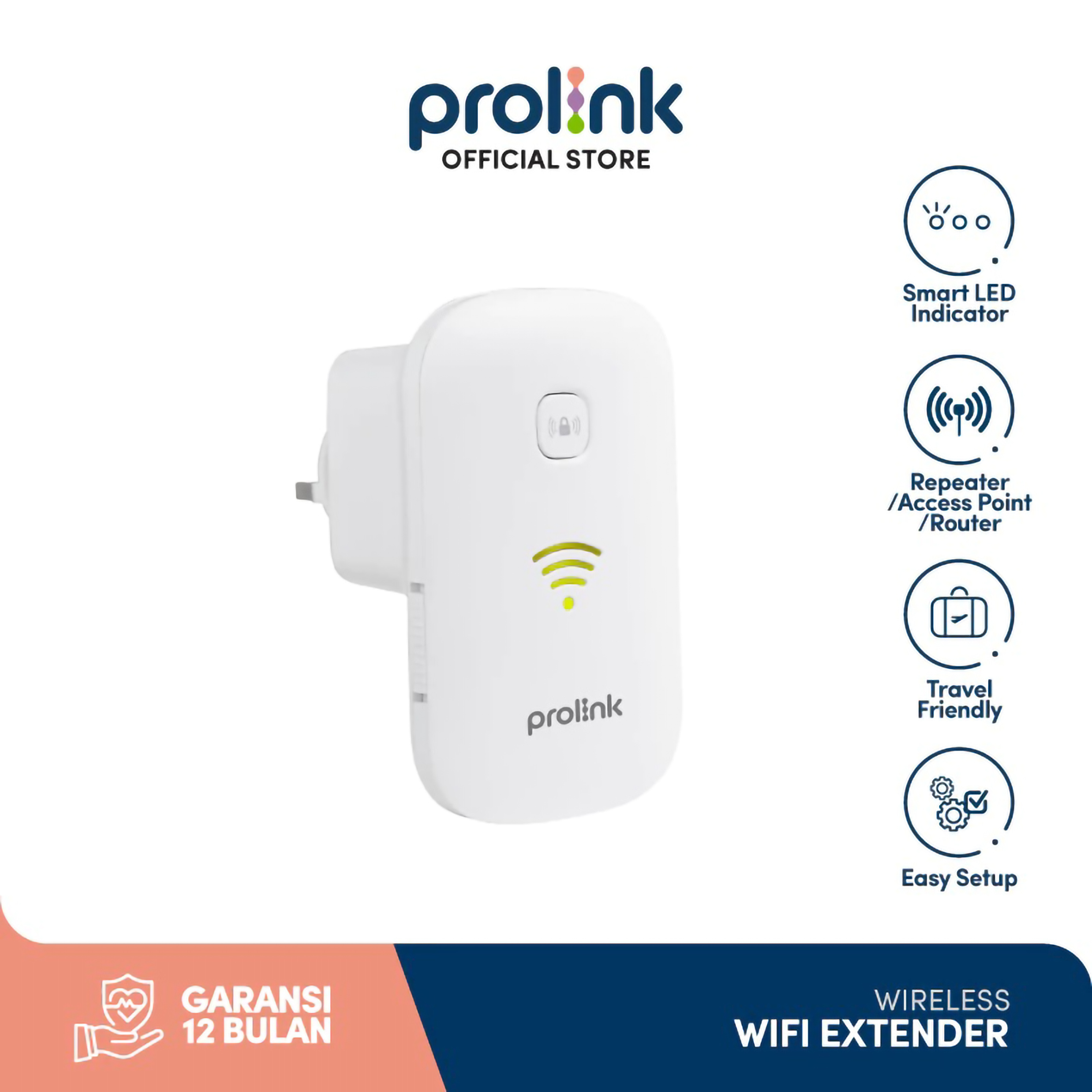 Prolink 3 IN 1 Repeater Wireless N300 PEN1201