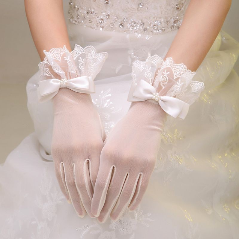 Sarung Tangan Pengantin Bridal Wedding Gloves 1
