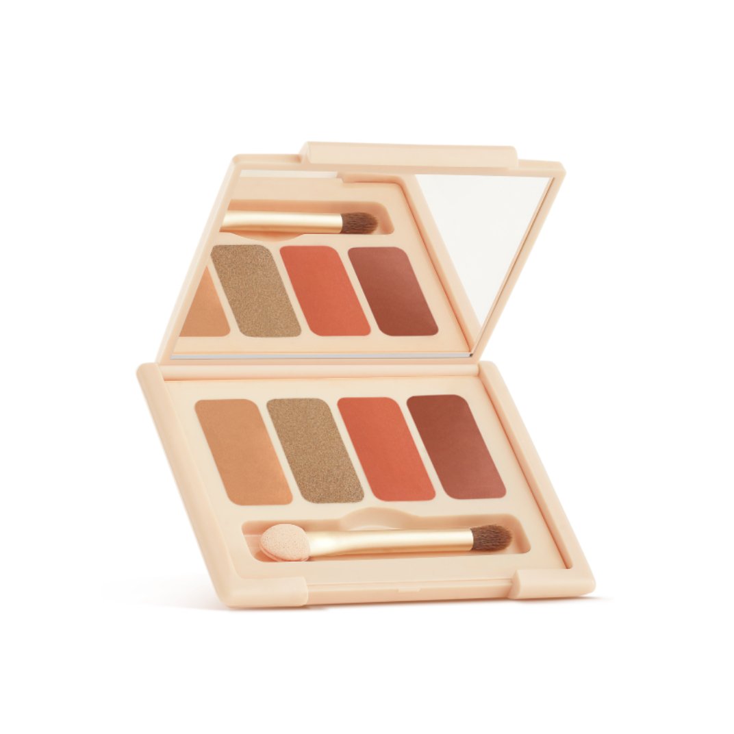 Wardah ｜ Colorfit Quad Eye Palette Sunlit Blaze