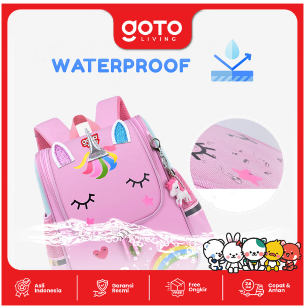 Goto Kibby Unicorn Pink Size M