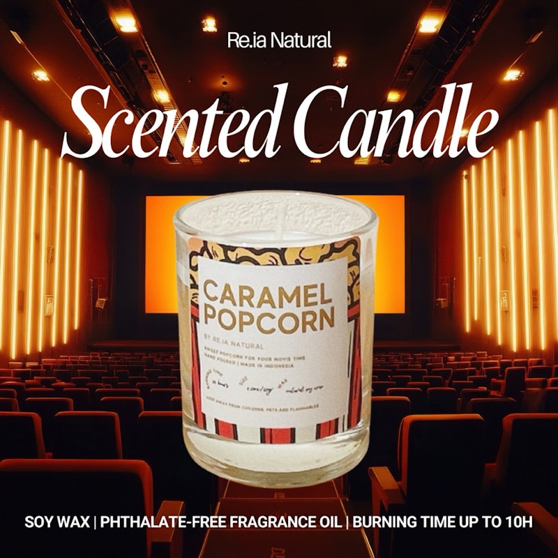 Re.ia Scented Candle Caramel Popcorn 2