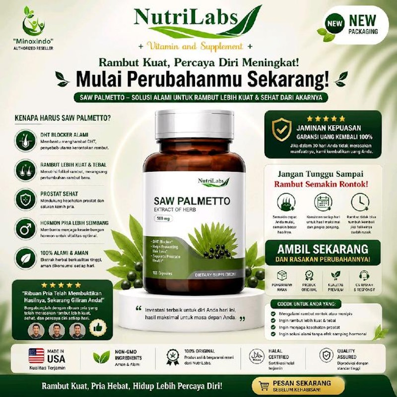 Nutrilabs Saw Palmetto Extract Of Herb 3