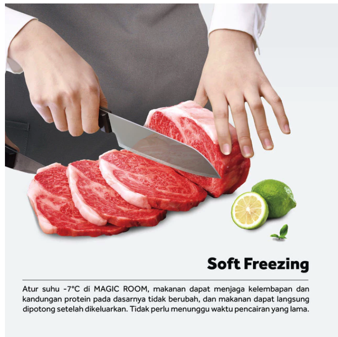 AQUA Japan AQUA Kulkas AQR-320RBG(BK)