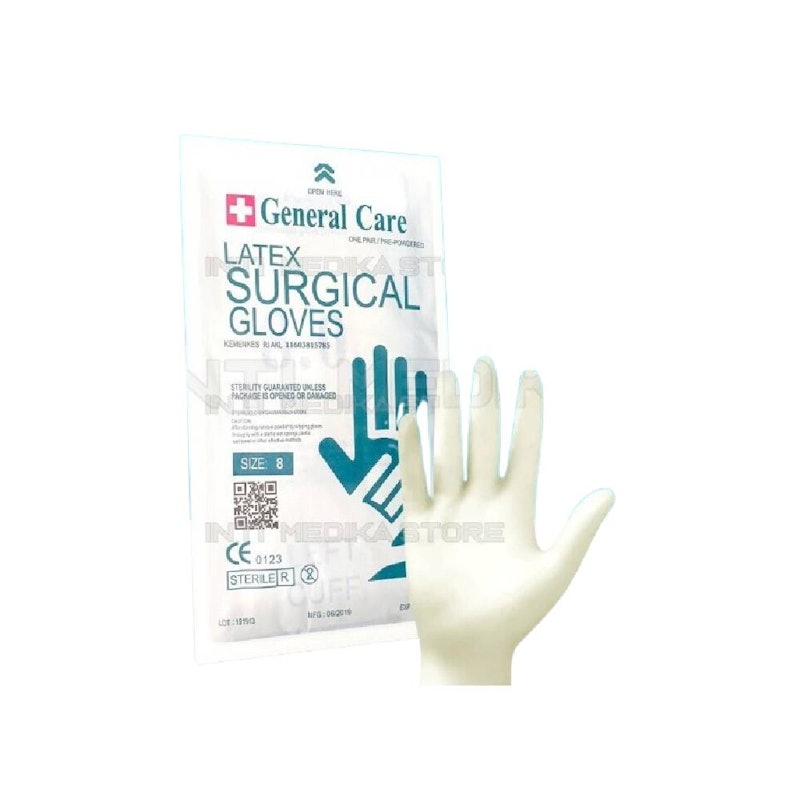General Care Latex Surgical Gloves 1