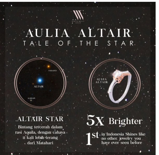 Kerja Gotama Bersaudara Nikita Willy Gold New Aulia Altair Ring