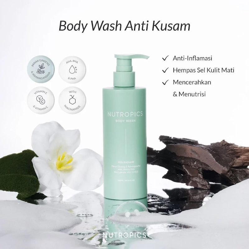Nutropics Feel Radiant Body Wash 2