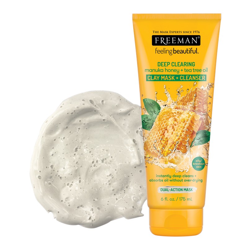 Deep Clearing Manuka Honey & Tea Tree Oil Clay Mask & Cleanser  2