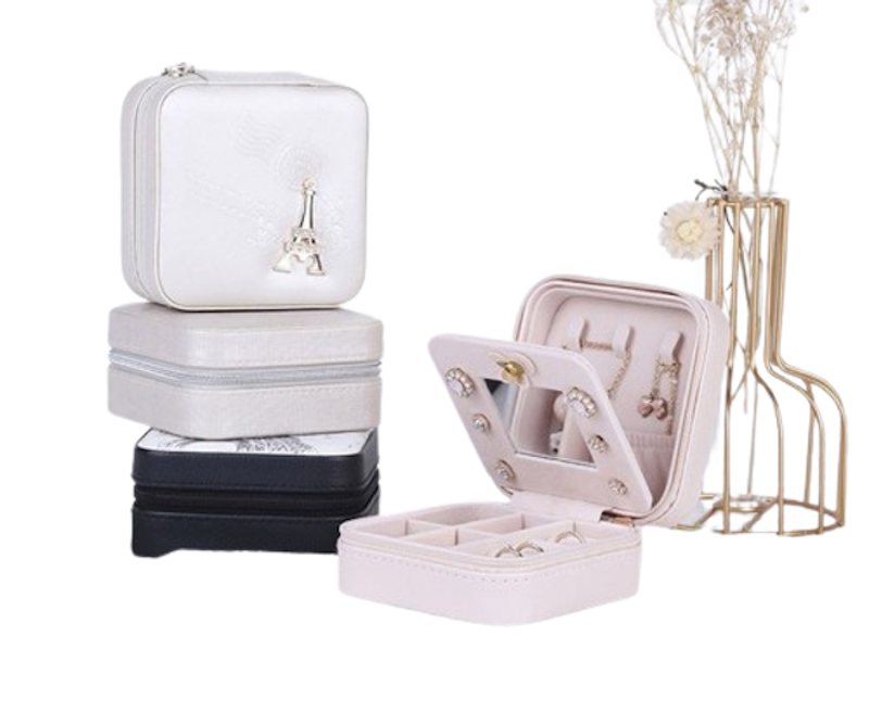 Empat Jenis Kotak Perhiasan PU Ritsleting