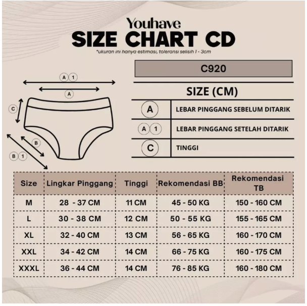 You've (You Have) You've Seamless Celana Dalam  C920