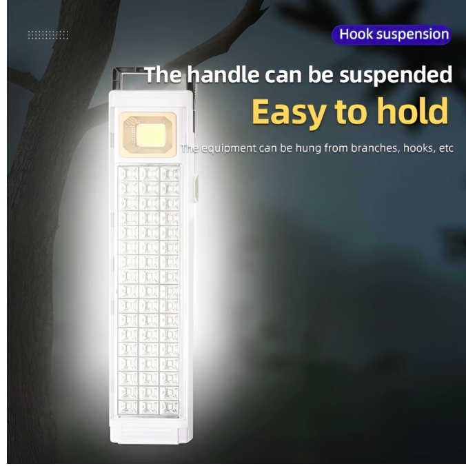 H2S H2S Lampu Emergency Solar Charging HSB7000