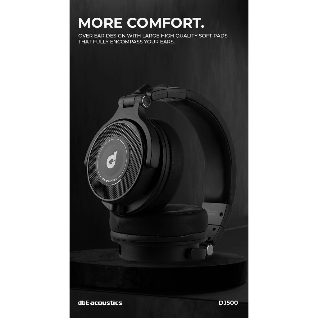 dbE Indonesia dbE High End Closed Back Over Ear DJ Headphone DJ500
