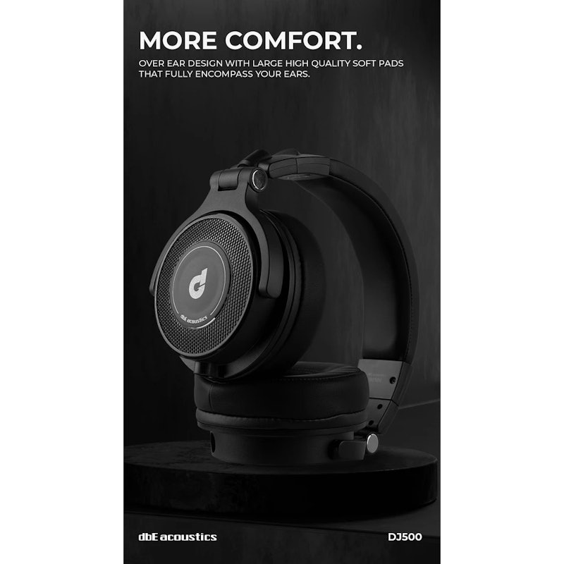 dbE High End Closed Back Over Ear DJ Headphone 3