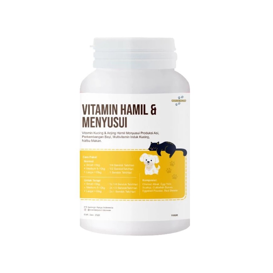 Wonderpaw Vitamin Hamil & Menyusui 1