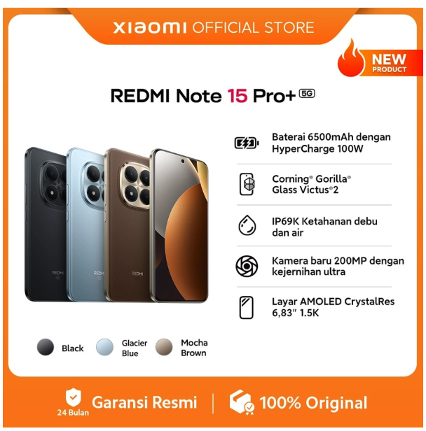 Xiaomi Communication Technology Redmi Note 15 Pro+ 5G 