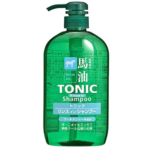 Kumano Yushi Horse Oil Tonic Rinse-in Shampoo