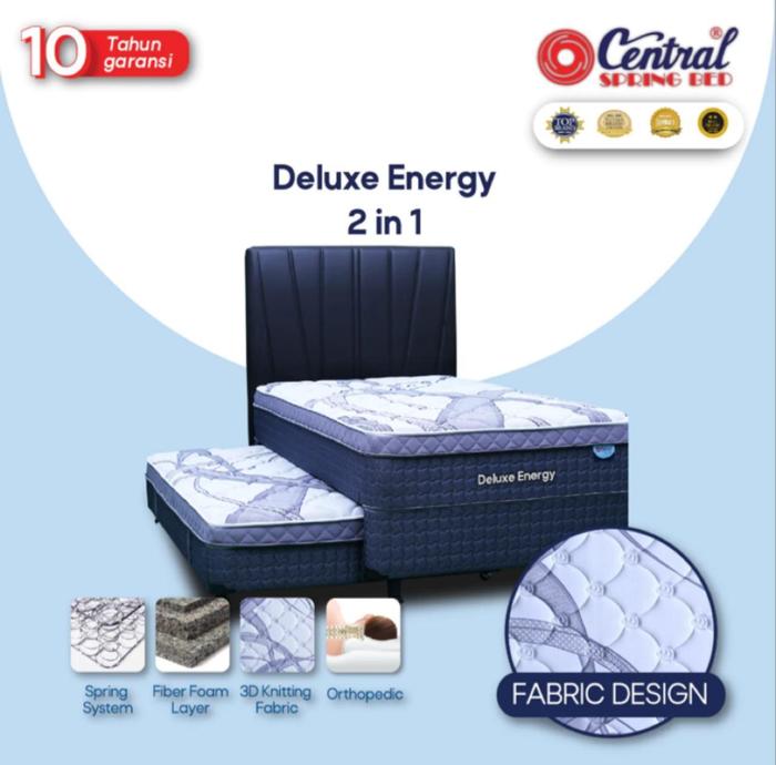 Graha Seribusatu Jaya Central Deluxe Energy Springbed Plushtop 2in1