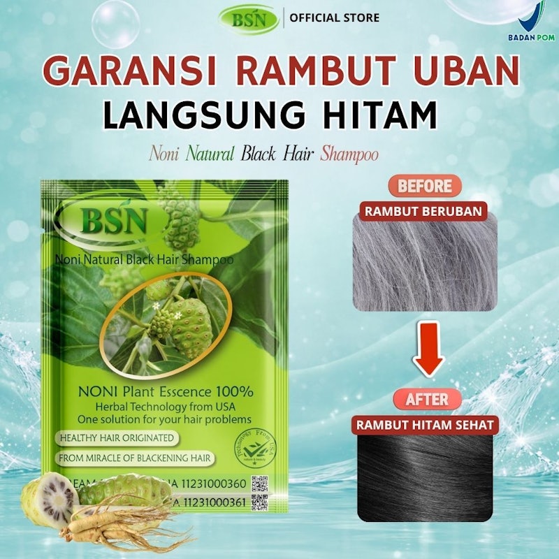 BSN Noni Natural Black Hair Shampoo 2