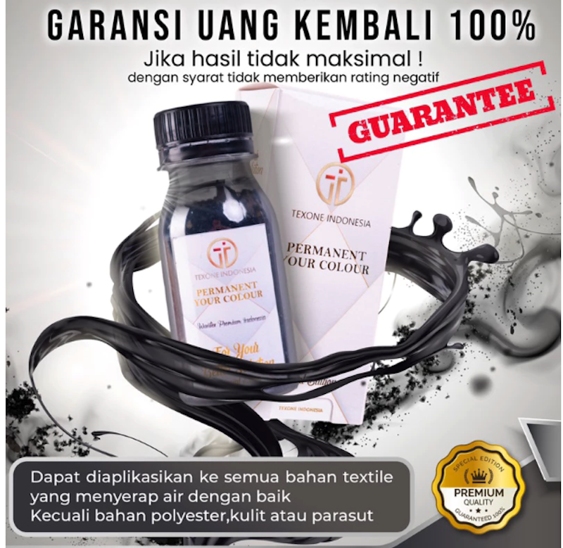 Texone Pewarna Pakaian Hitam 3